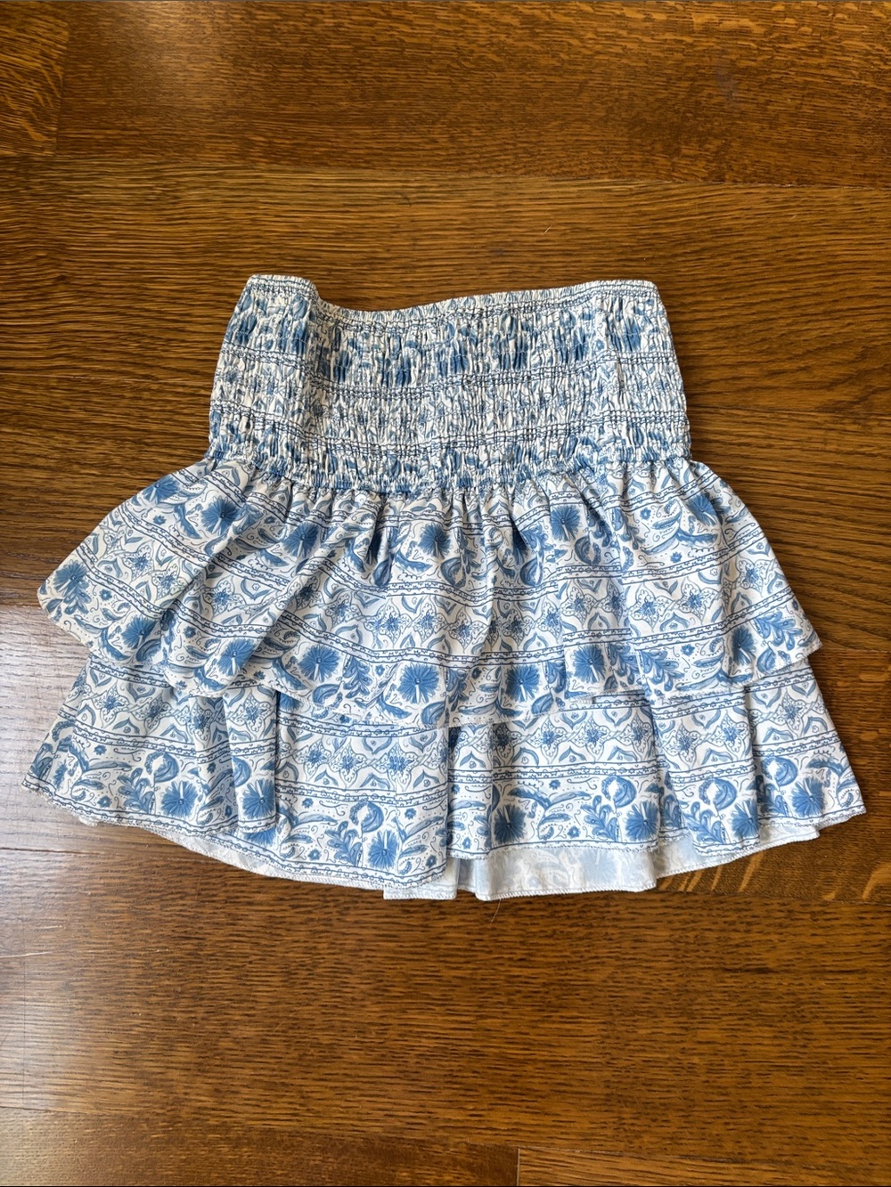 Meet Me There Blue Floral Tiered Top - Women